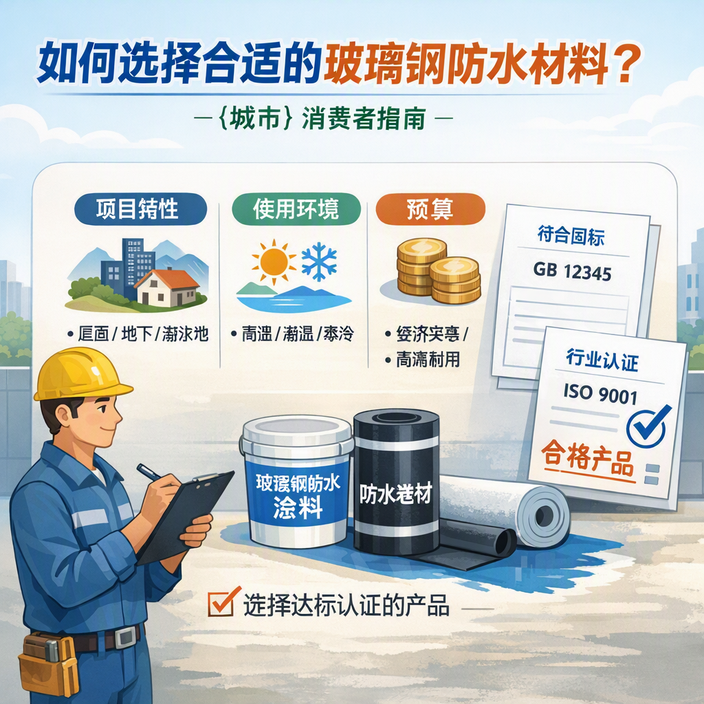 如何判定玻璃钢防水材料的合格标准？ 楚雄 消费者指南