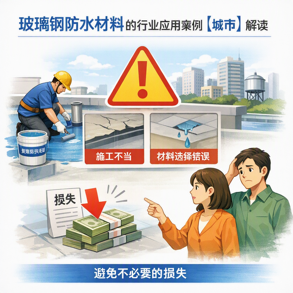 玻璃钢防水材料的行业应用案例，楚雄解读