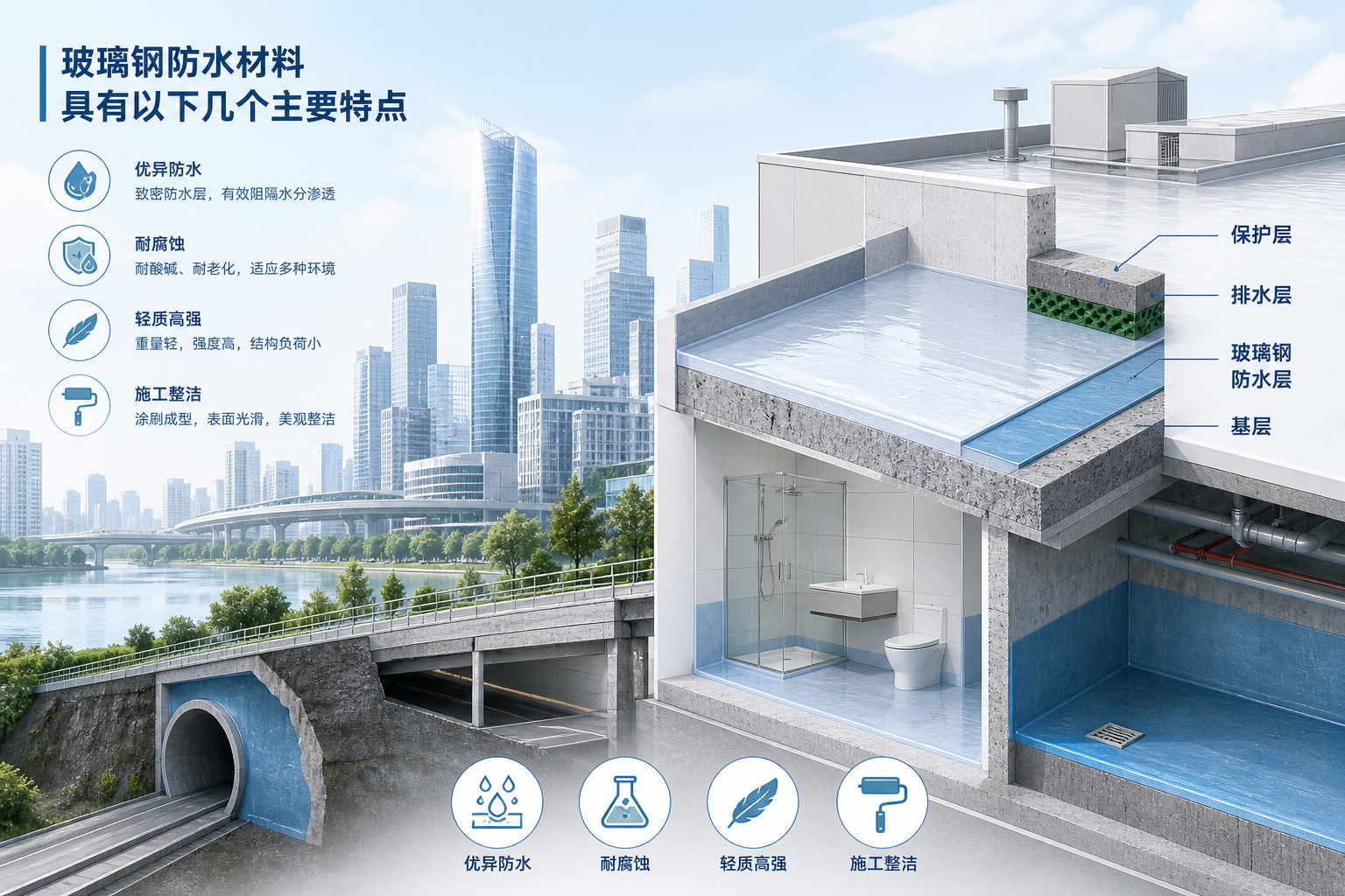 2023年玻璃钢防水材料市场趋势分析，关注 楚雄 发展